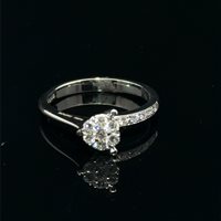 Anello Cianfrone Gioielli Donna Solitario in Oro Diamante 0.33 Ct ANOR-81-198 - ANOR-81-198